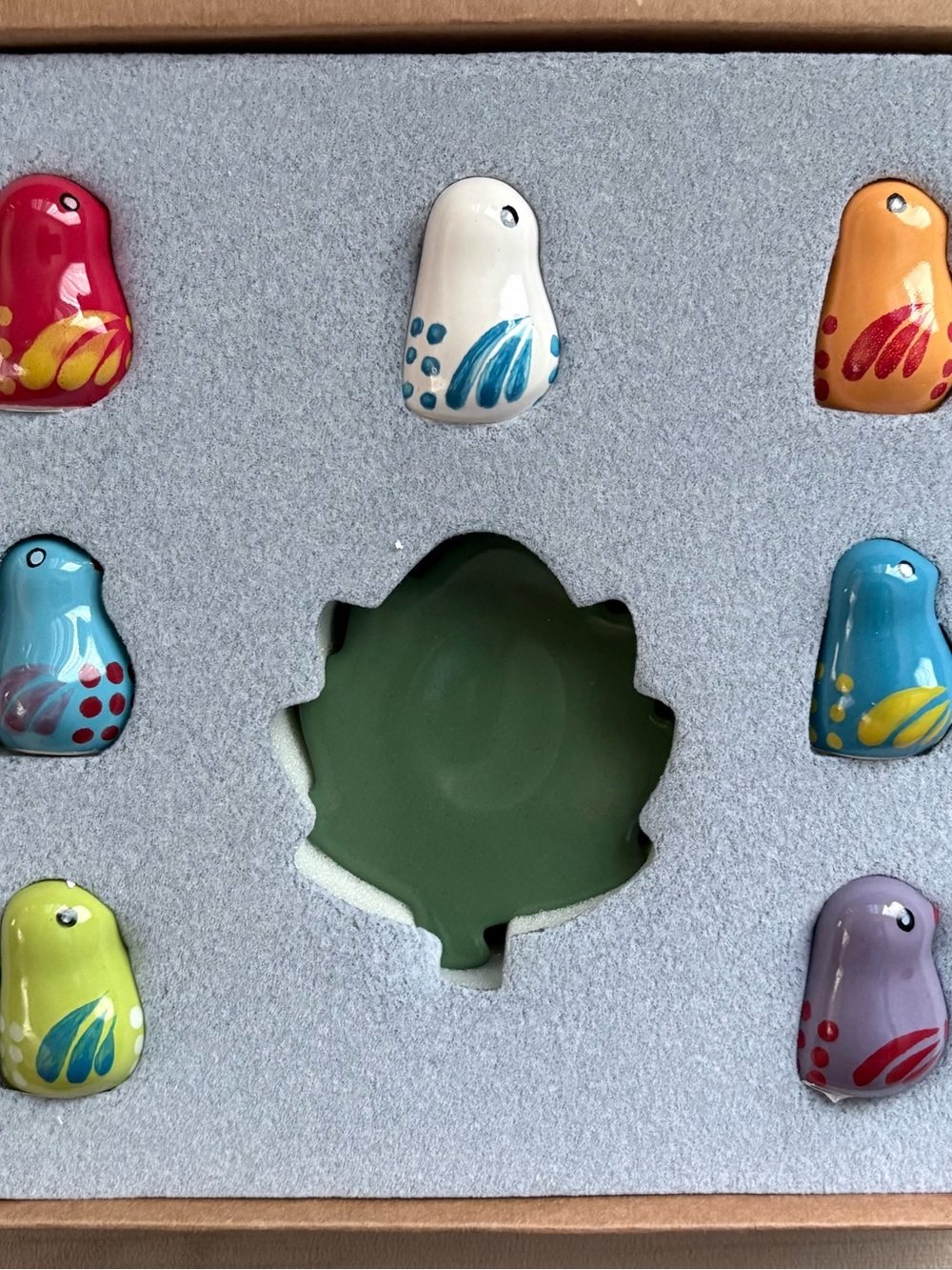 Uncommon Goods Ceramic Guide Birds Set - Multicolor